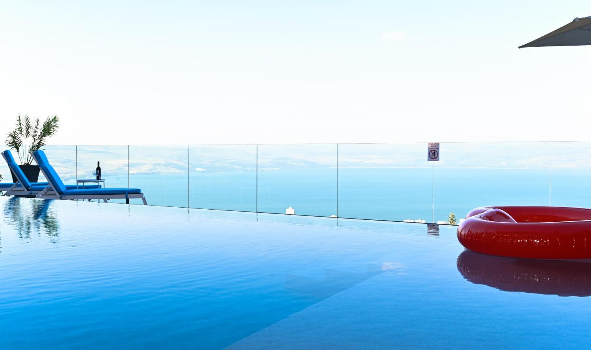 טבריה Villa-Selavi 3 Unit Complex With Infinity Pool מראה חיצוני תמונה